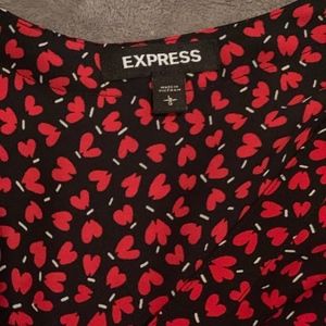 Petal Print Button Front Chelsea Popover